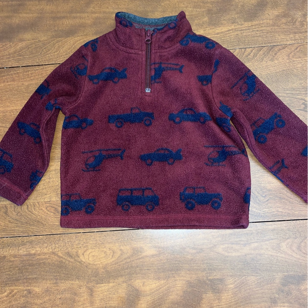 The Children's Place Burgundy and Navy Kids Sweater